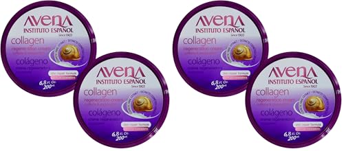 Avena Instituto Espanol Collagen & Snail Extract Regenerating Cream (4 Pack)