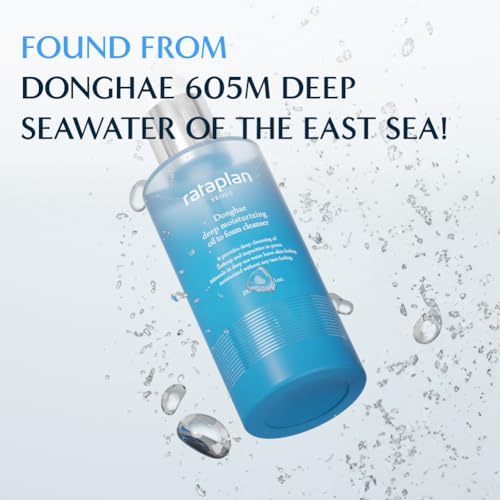 RATAPLAN Donghae Oil-to-Foam Cleanser - Moisturizing Face Wash, 7.1 fl oz