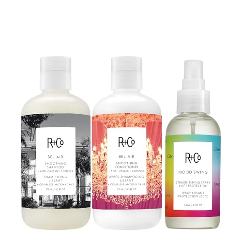 R+Co Bel Air Smoothing Shampoo ? Anti-Oxidant Complex for Smooth, Frizz-Free Hair for All Hair Types ? UV Protection, Shine & Hydration ? Sulfate-Free, Vegan & Cruelty-Free