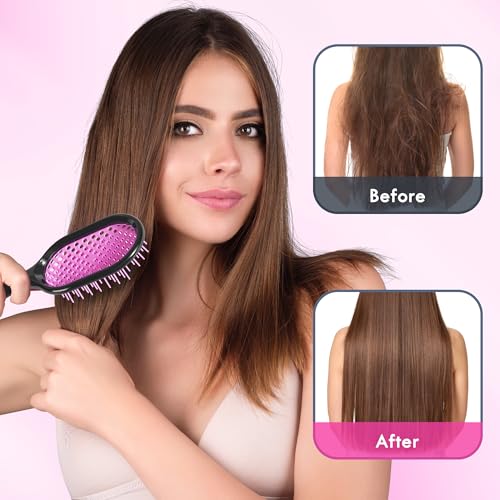 Aussumy 4-Pack Vented Detangling Hair Brush for Wet and Dry Hair
