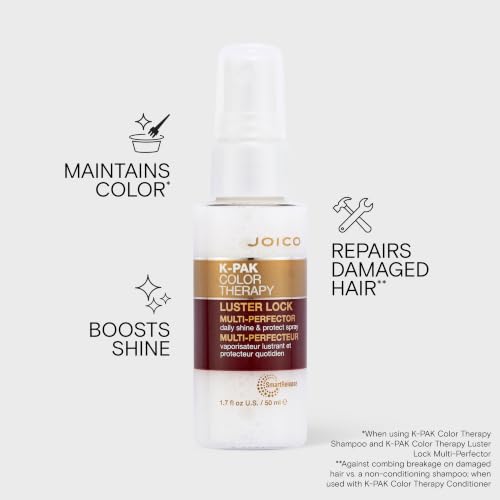 Joico K-PAK Color Therapy Daily Shine & Protect Spray for Color-Treated Hair - Frizz Control & Detangling