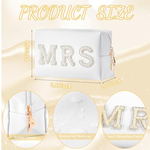 Bride Makeup Bag & Slipper Gift Set | I Do Slippers & Cosmetic Bag
