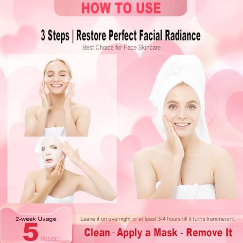 WISHIN Salmon DNA & Collagen Overnight Jelly Mask Sheet - 5 Pack