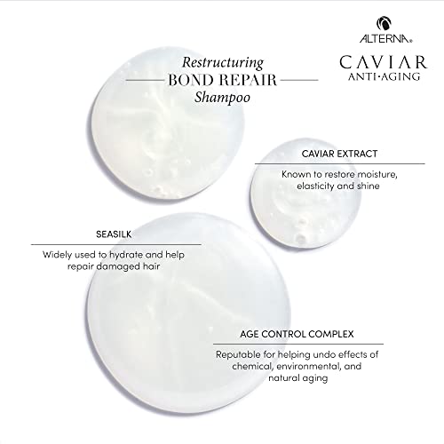 Alterna CAVIAR Anti-Aging Bond Repair Shampoo 1.35 Fl Oz - Strengthen & Protect Damaged Hair