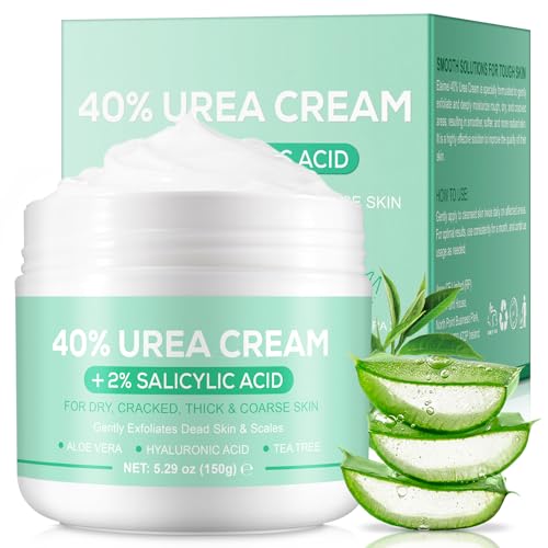 40% Urea Cream for Feet with Salicylic Acid & Aloe Vera - 5.29 OZ