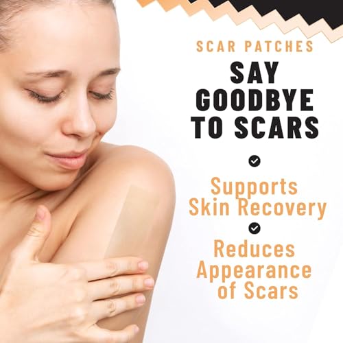 TOLEVITA Silicone Scar Patches – 5 Sheets for Scar & Acne Care