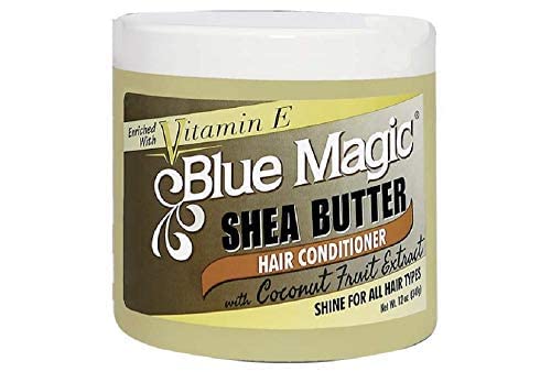 Blue Magic Shea Butter Hair Conditioner with Coconut Extract 12oz - Deep Hydration for All Hair Types