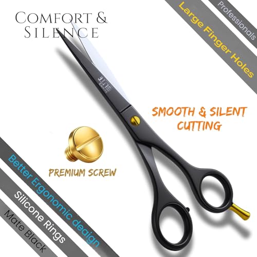 Professional 6.5” Hair Cutting Scissors - Premium Barber Shears