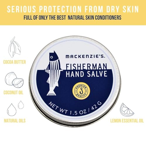 MacKenzie's Fisherman Hand Salve - Moisturizer & Repair Balm - 1 oz