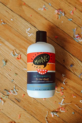 MiiiNE! Kids 3-in-1 Tear-Free Shampoo, Conditioner & Body Wash - Apple Scented, 12oz