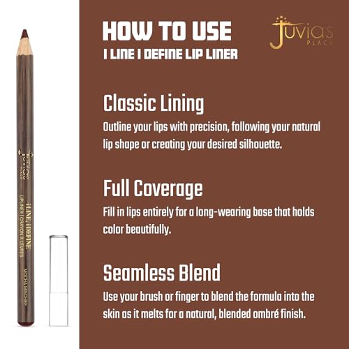 Juvia's Place Mocha Mischief Lip Liner - Long-Lasting Hydrating Formula