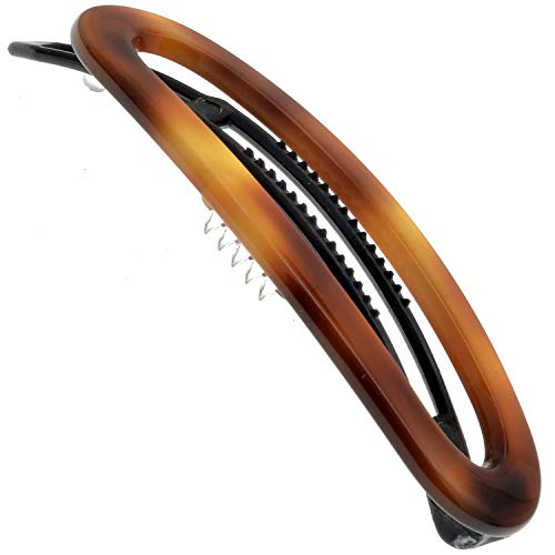 Camila Paris Tortoise Shell 2.5-Inch French Hair Barrette Clip for Women & Girls