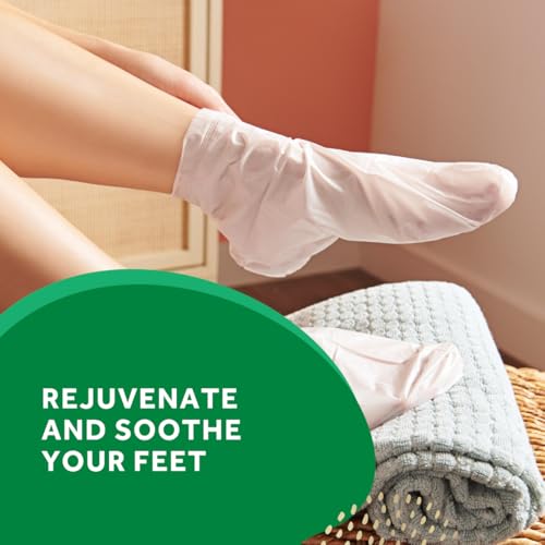 Amope Pedi Mask 20-Minute Foot Mask with Coconut Oil - 3 Pairs