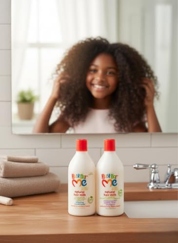 Natural Hair Milk Kids Shampoo & Conditioner Set - Sulfate-Free 2-Pack