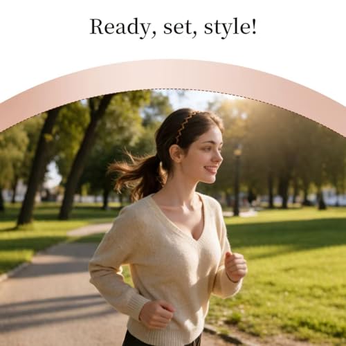 2-Pack Non-Slip Zig Zag Headbands for Women - Tortoise & Black