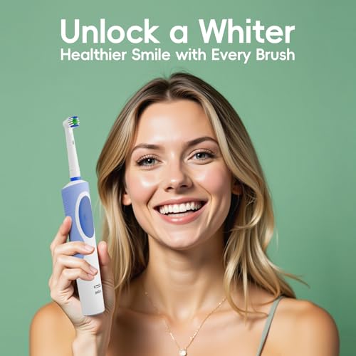 UUJ Replacement Toothbrush Heads for Oral-B, 8 Pack Soft Bristles