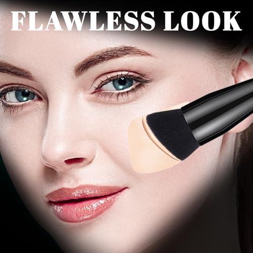 Flat Top Kabuki Foundation Brush for Liquid & Cream Makeup