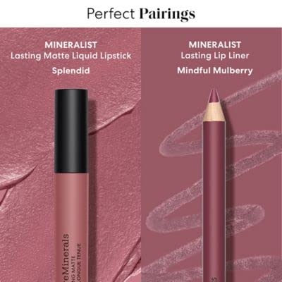 bareMinerals Mineralist Lip Liner - Creamy, Pigmented, Vegan Formula | Long-Lasting, Natural Ingredients