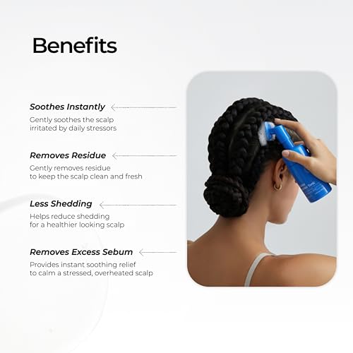 Seapuri Scalpy Bubble Tonic, Minty Scalp Treatment for Thinning Hair, 3.38oz