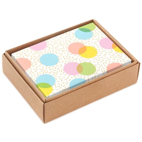 Hallmark Assorted Blank Greeting Cards - Spring Flowers & Butterflies (24 Cards)