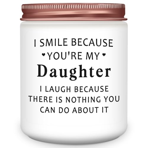 Lavender Scented Candle for Daughter | Heartfelt Gift from Mom & Dad