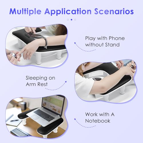 LIONVISON Adjustable U-Shaped Nail Arm Rest - Ergonomic Manicure Hand Stand