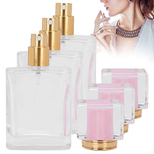 50ml Refillable Perfume Spray Bottles - 3 Pack Travel Cosmetic Containers