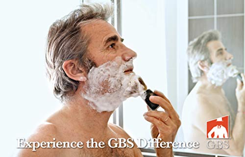 G.B.S Heavyweight Polished Steel Razor Stand for Safety Razors