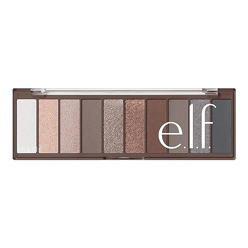 e.l.f. Perfect 10 Eyeshadow Palette - 10 Ultra-Pigmented Nude Shades