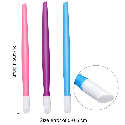 30 Pcs Rubber Cuticle Pushers - Dual Tipped Nail Art Tools