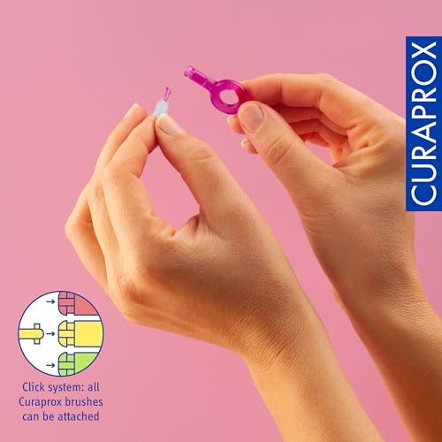 Curaprox CPS Perio 406 Interdental Brush Set - 5 Brushes + 2 Holders