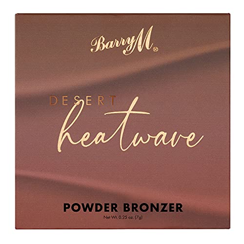 Barry M Heatwave Bronzer - Desert (Deep) - Matte Finish & Shea Butter