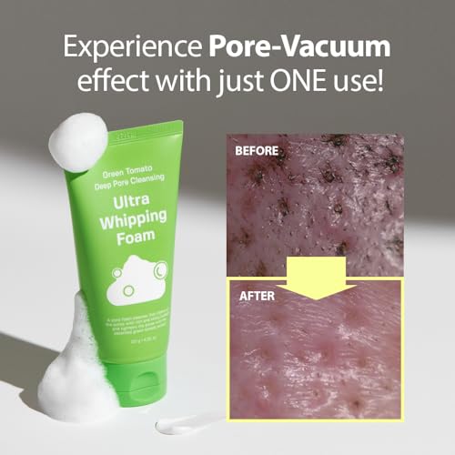 SUNGBOON EDITOR Green Tomato Deep Pore Cleansing Foam, 4.24 oz – Oily Skin Cleansing