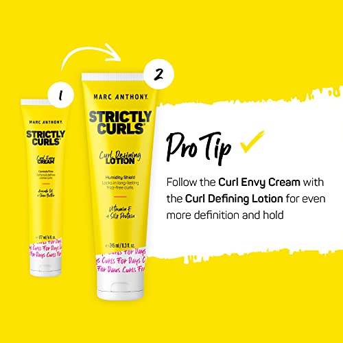 Marc Anthony Strictly Curls Defining Lotion Gel - 2 Pack for Curly Hair