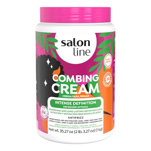 Salon Line Curl Defining Leave-In Hair Cream 35.27oz for Wavy & Curly Hair
