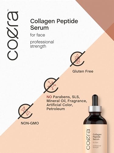 Coera Collagen Peptides Serum for Face 4 fl oz with Verisol