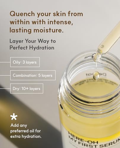 De:maf Here-Oh My First Hydrating Serum - 1.69 fl oz | Korean Skincare for Glowing Skin