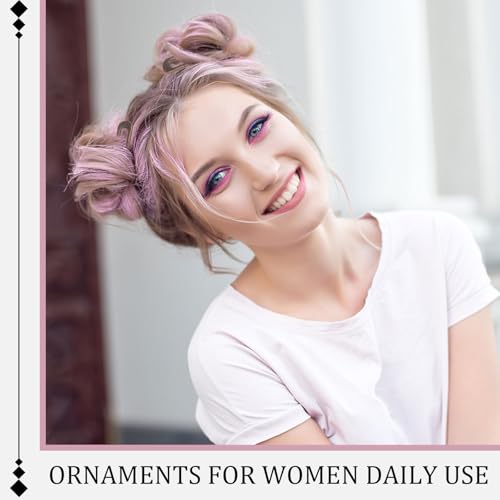 WILLBOND 6-Pack U Shaped Metal Hair Pins for Elegant Hairstyles