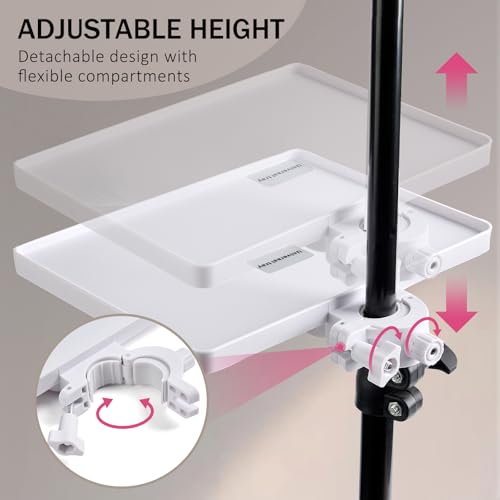 Adjustable Lash Tray Holder - 9x6.7 Inch Organizer for Lash Techs