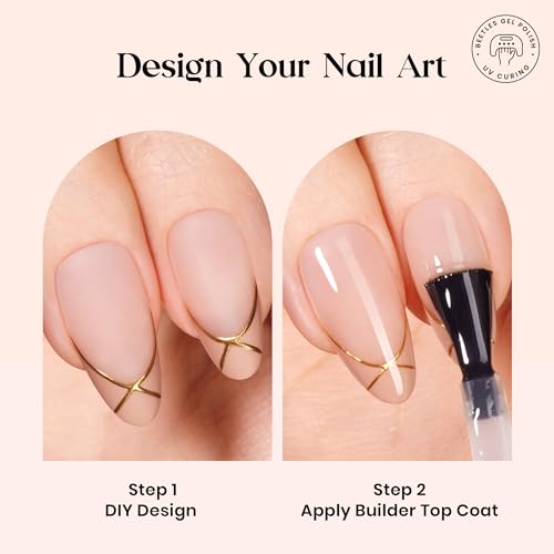 Beetles Almond-Cappuccino Mousse French Press On Nails Kit - 224Pcs