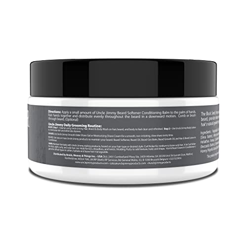 Uncle Jimmy Beard Softener & Conditioning Balm - 2 Fl Oz