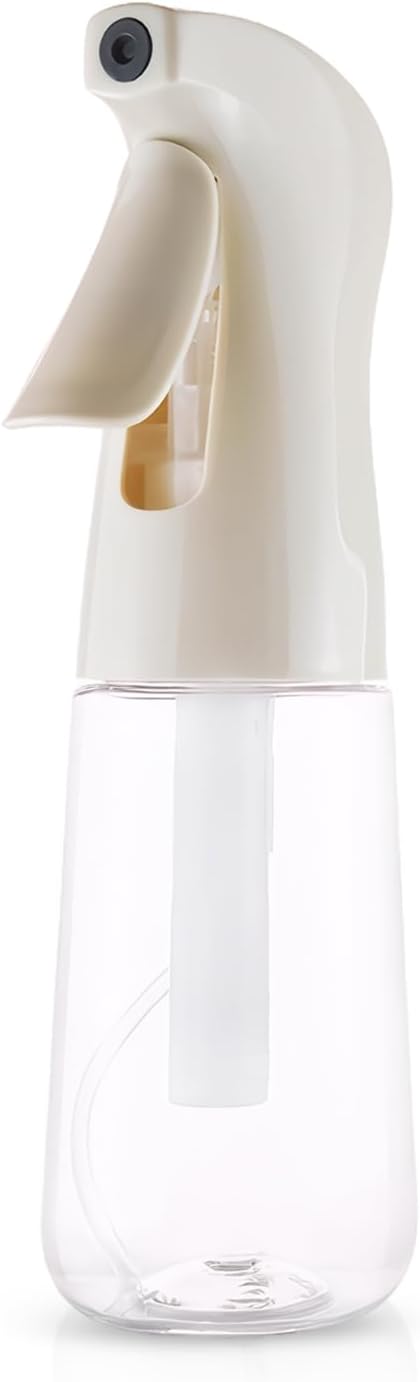 Continuous Spray Bottle for Hair - Ultra Fine Mist Refillable Plastic Mister | 6.8oz Dusty Blue