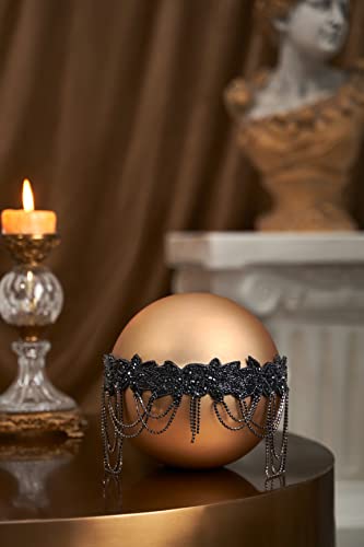 1920s Flapper Headband with Rhinestones - Great Gatsby Hair Accessory