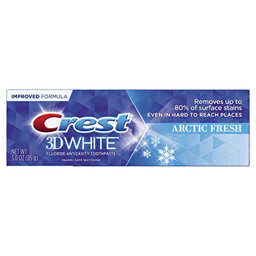 Crest 3D White Arctic Fresh Whitening Toothpaste 3oz - Removes Surface Stains & Strengthens Enamel