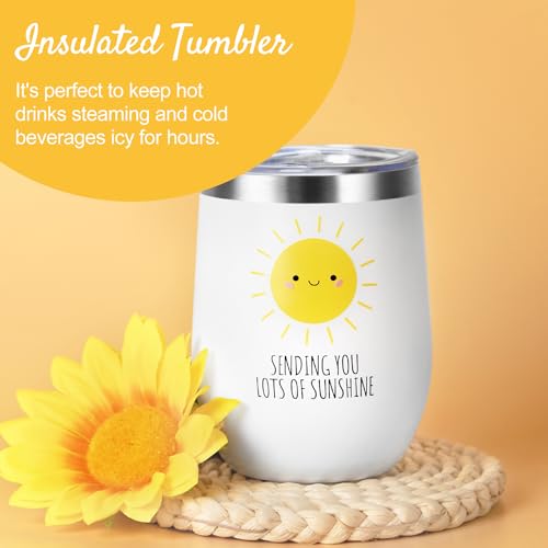 Get Well Soon Care Package for Women - 9-Piece Sunshine Spa Gift Set