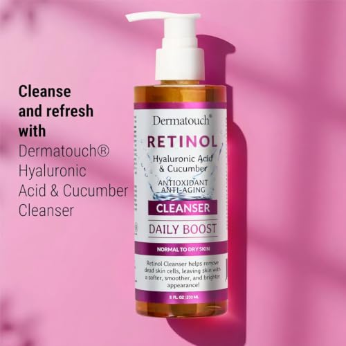 Dermatouch Retinol Face Cleanser with Hyaluronic Acid & Cucumber 8oz