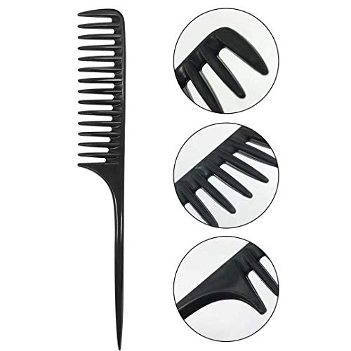 Wapodeai Wide Tooth Detangling Comb - Anti-Static & Heat Resistant