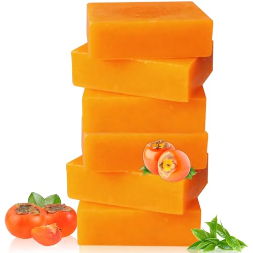 MR.A Unscented Persimmon Soap Bar for Odor Control, 6 Pack