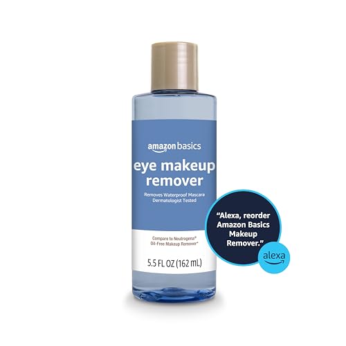 Amazon Basics Eye Makeup Remover - Waterproof Mascara, 5.5 Fl Oz