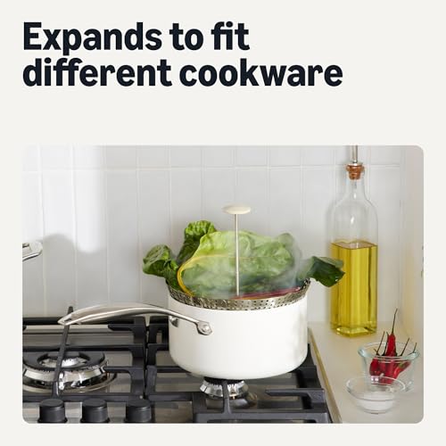 Amazon Basics Expandable Stainless Steel Steamer Basket 5.6-9.25 in